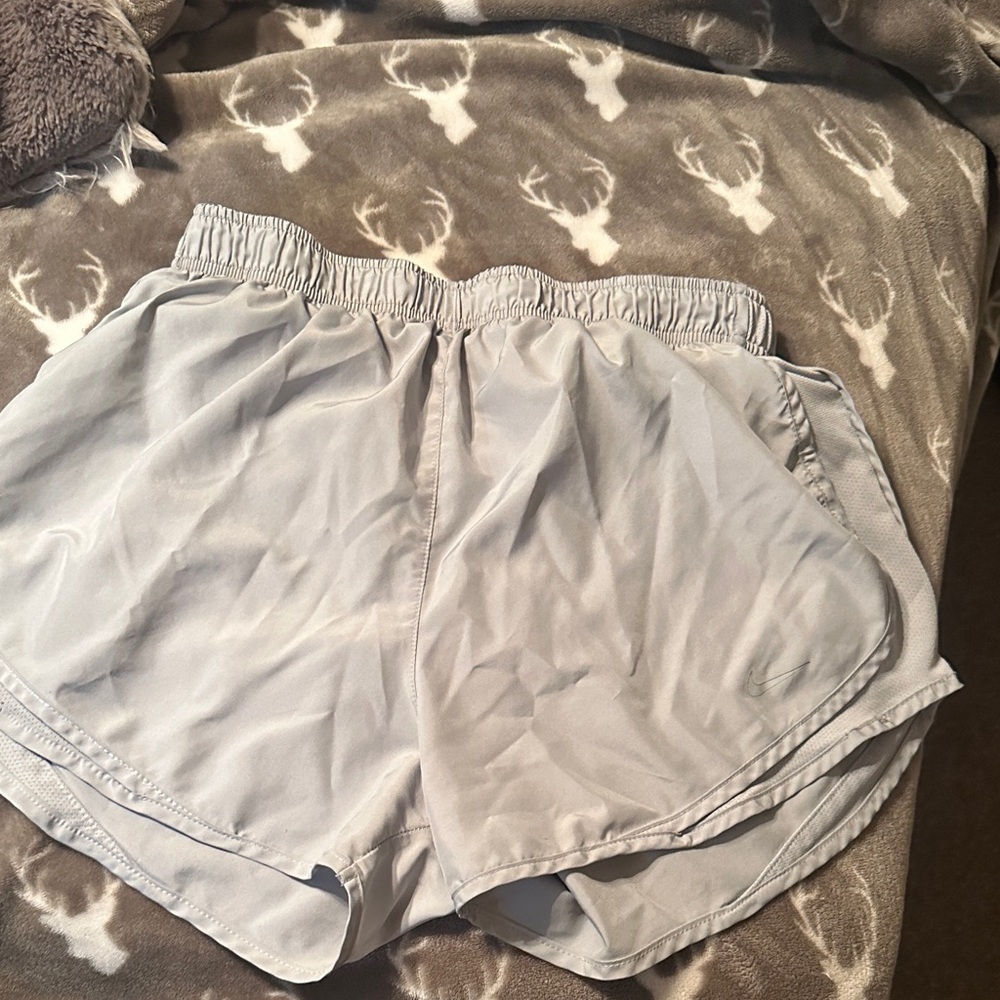 Nike Women's Light Gray Athletic Shorts